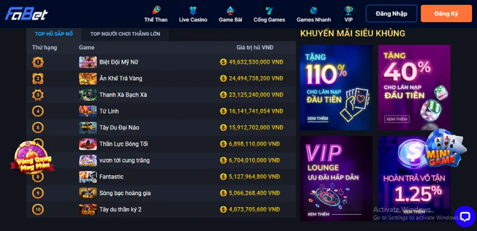 Tin Nổi Bật: Chương Trình VIP ee88 casino